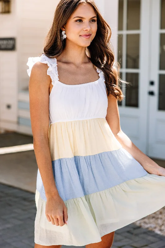 Exclusive Online Offer All Is Well Light Green Colorblock Sundress
