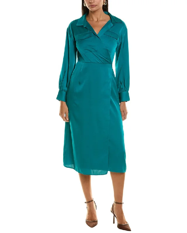 Discount Deals French Connection Harlow Satin Shirtdress