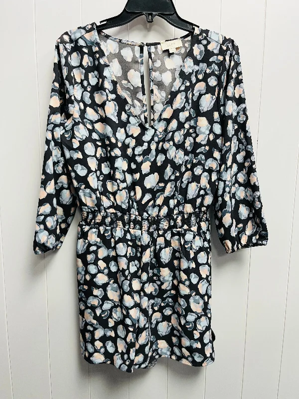 Exclusive Online Offer Romper By Loft In Blue & Grey, Size: S