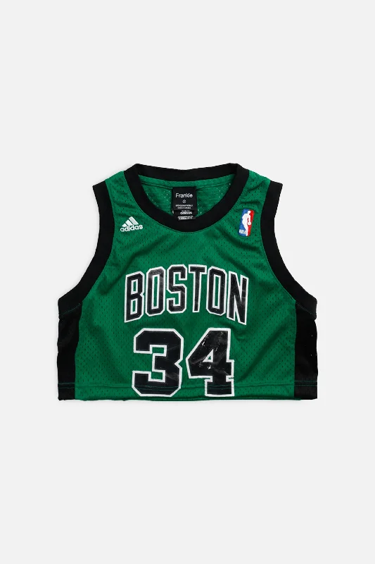 Hurry In Rework Boston Celtics NBA Crop Jersey - XS