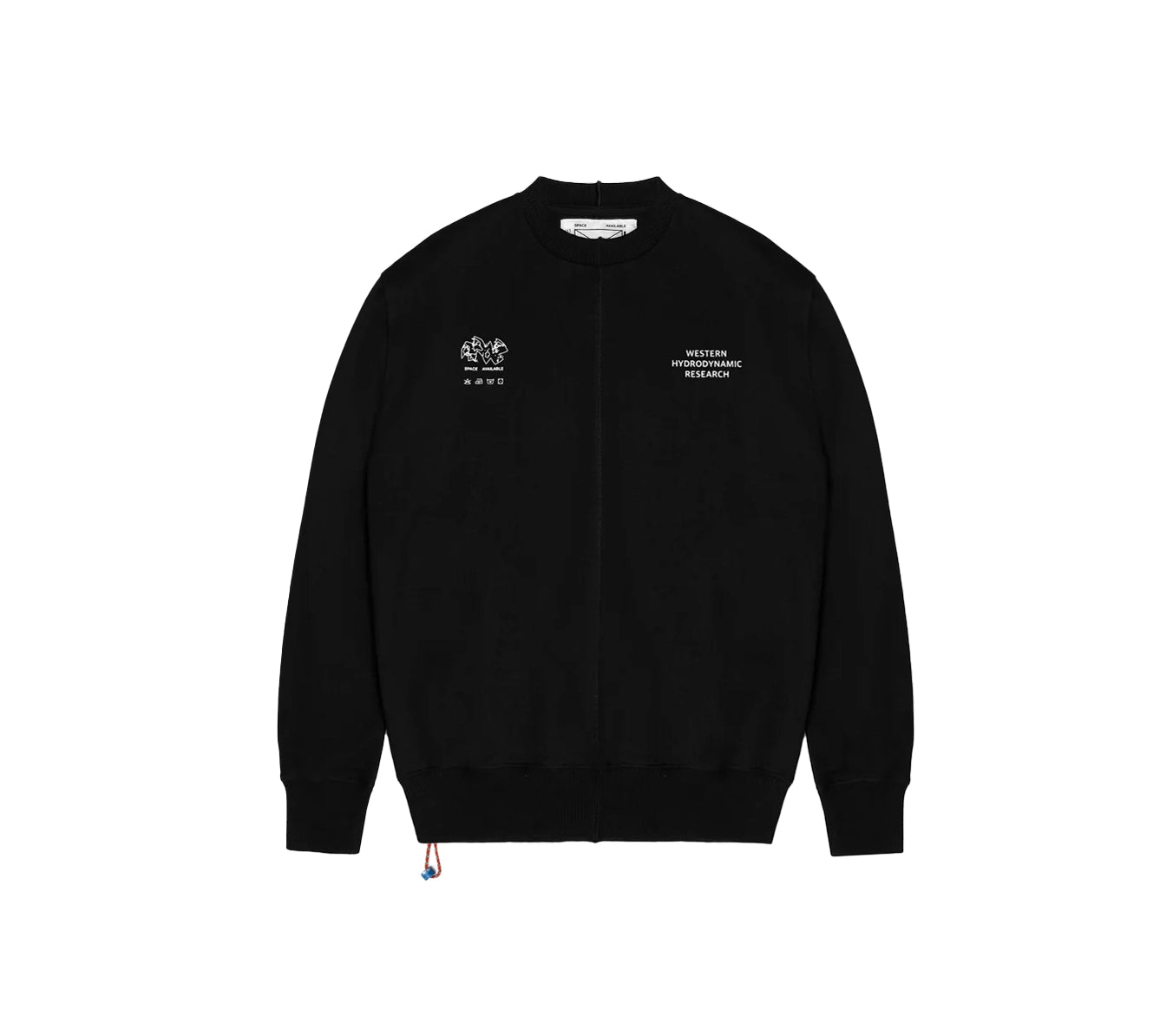 Huge Discounts Space Available X Western Hydrodynamics Research Upcycled Logo Sweatshirt - Black