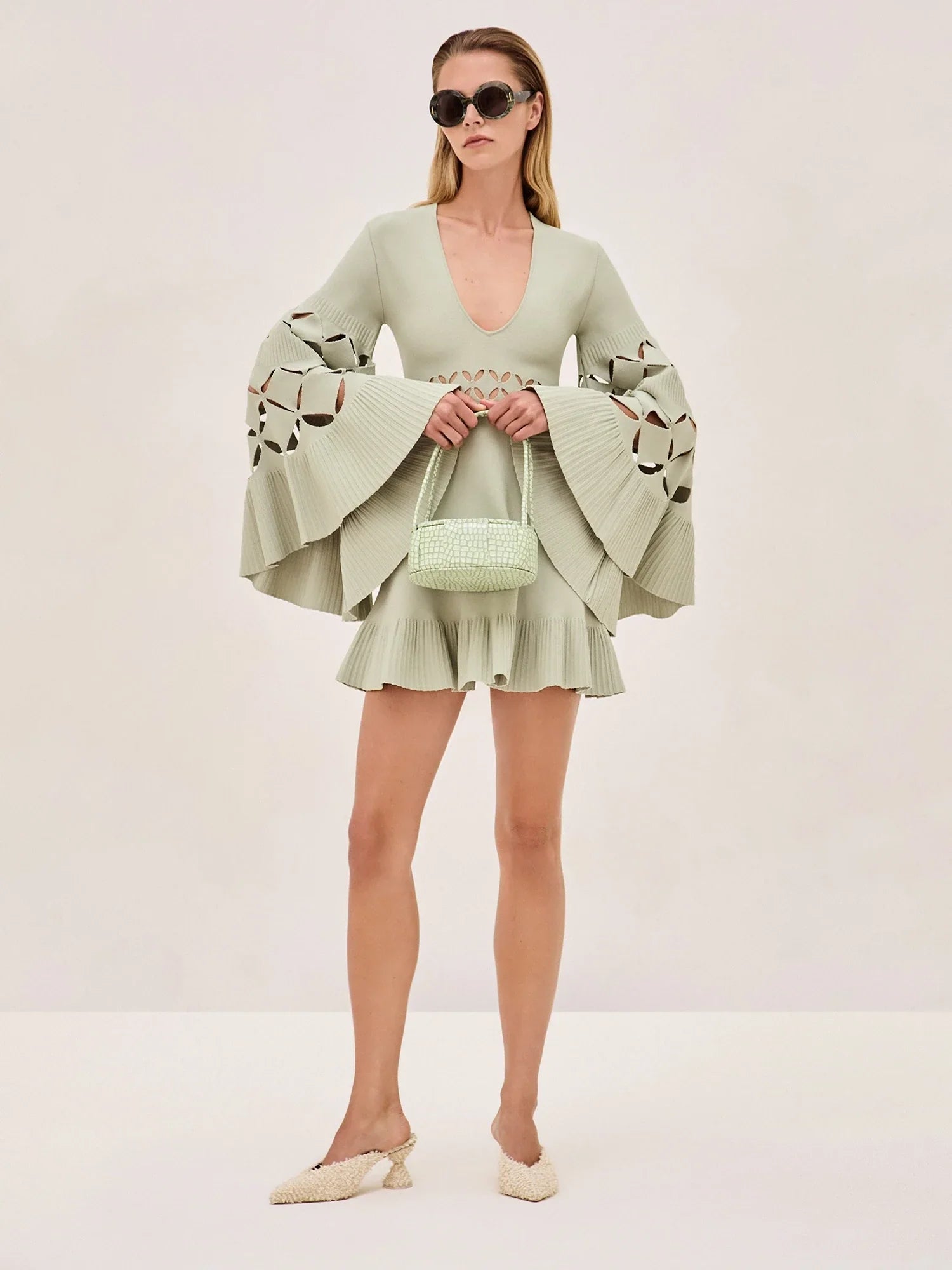Price Reduction Alexis - Linden Mini Dress - Sage