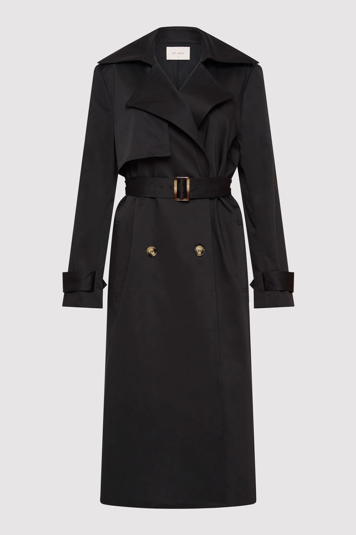TIME-Limited Offer Classic Trench Coat - Black