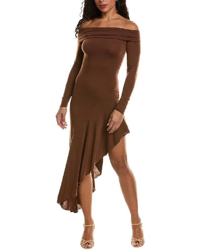 Final Sale HL Affair Off-The-Shoulder Midi Dress