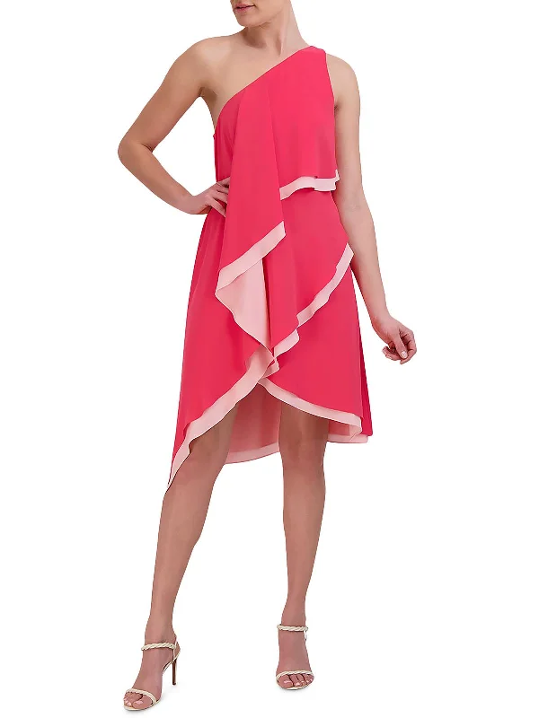 Crazy Deals Womens Mini Ruffled Cocktail And Party Dress