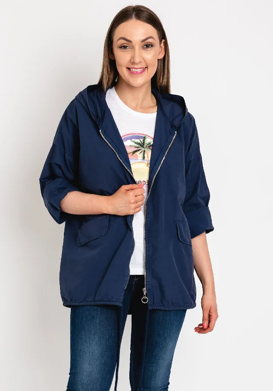 Incredible Offers d.e.c.k. By Decollage One Size Crinkle Jacket, Navy