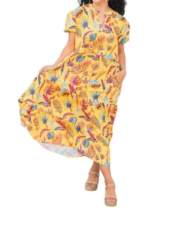 Members Only Fiji Dress In Yellow