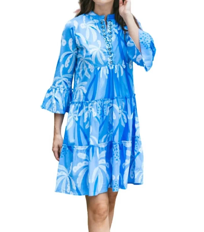 Seasonal Sale Caty Dress In Carolina Palm