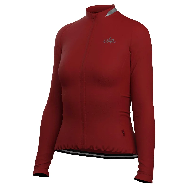 Big Discounts Wildflower Red Women's Long Sleeved Jersey