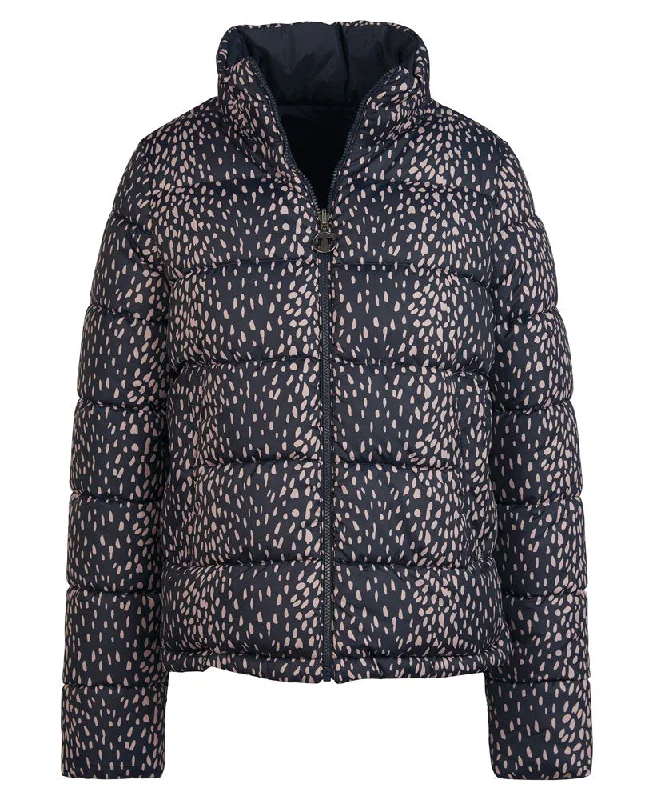 Midnight Madness Marin Reversible Quilted Jacket - Dark Navy Deer/Dark Navy