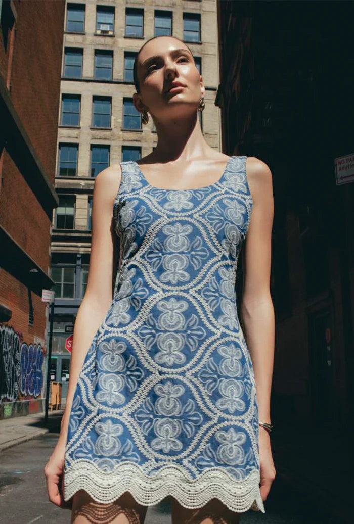 Stock Up and Save Waimari - Willow Mini Dress - Denim