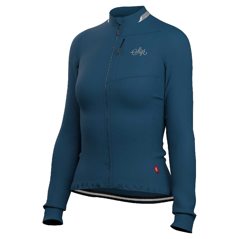 Limited Stock Ljung Blue Women's Warmer Long Sleeved Cycling Jersey