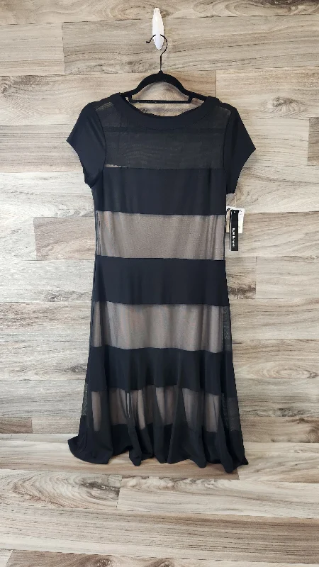 Shop and Save Dress Casual Midi By R And M Richards In Black & Cream, Size: M