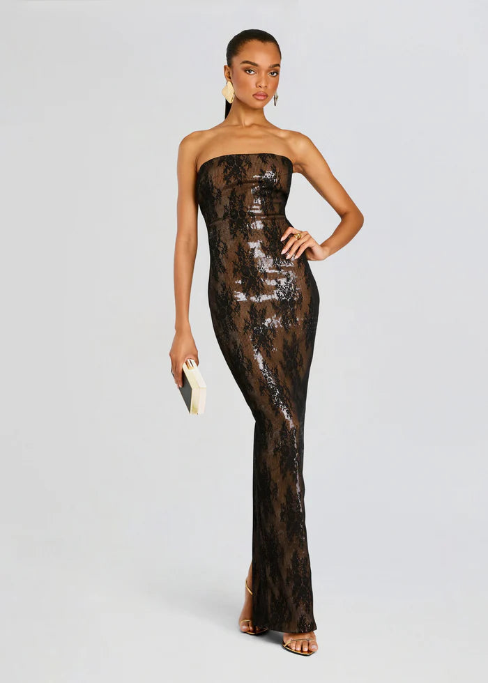 Massive Deals Retrofete - Zaina Dress - Black