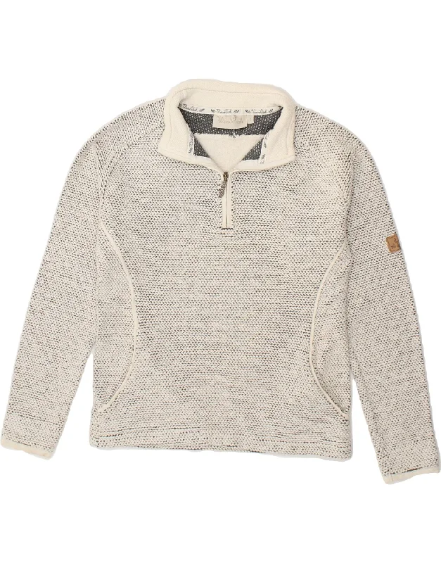 Stock Clearance WEIRD FISH Womens Zip Neck Sweatshirt Jumper UK 10 Small Grey Floral Stock Clearance WEIRD FISH Womens Zip Neck Sweatshirt Jumper UK 10 Small Grey Floral
