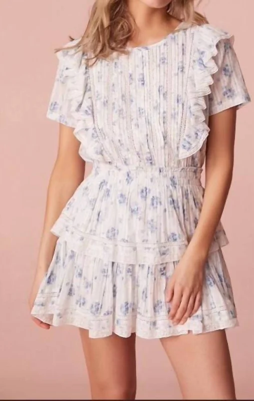 Limited Quantity Natasha Dress In Skysail Blue