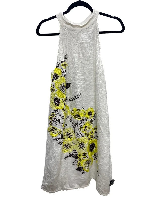 Bonus Savings Dress Casual Short By Maeve In Yellow, Size: L