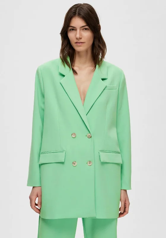 Daily Deals Selected Femme Myla Relaxed Blazer, Absinthe Green