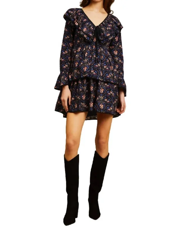Deal Zone Konstantina Dress In Amisha Print