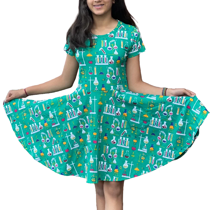 Season Finale Sale Chemistry Lab Kids Twirl Dress [FINAL SALE]