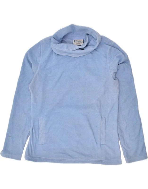 Huge Discounts MOUNTAIN WAREHOUSE Womens Roll Neck Fleece Jumper UK 14 Large Blue