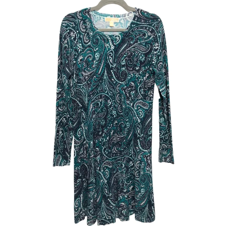 Great Bargains Dress Casual Short By Michael By Michael Kors In Teal, Size: M