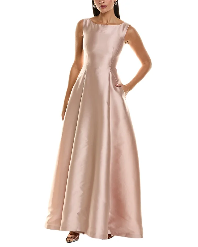 Quick Sale Alberta Ferretti Silk-Blend Gown