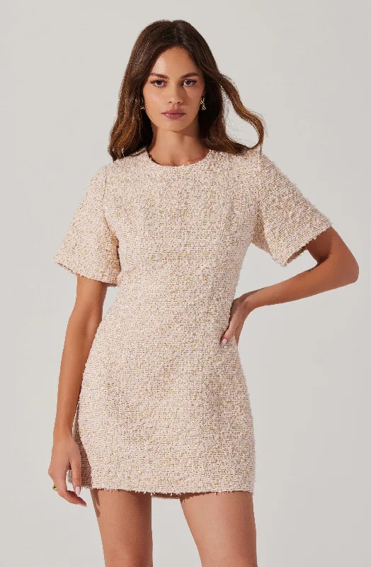 New Markdowns Portilla Tweed Mini Dress