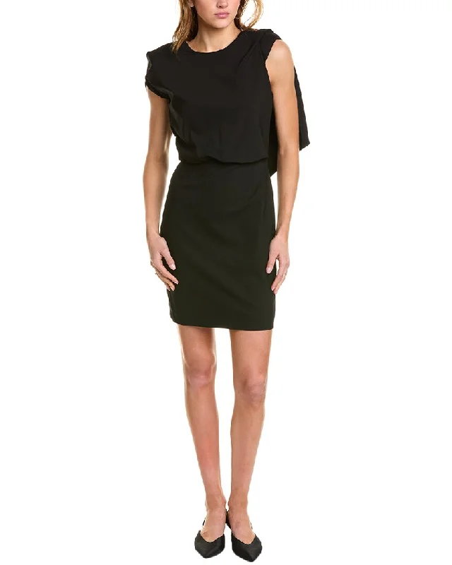 Limited Stock THEO The Label Gaia Backless Draped Mini Dress
