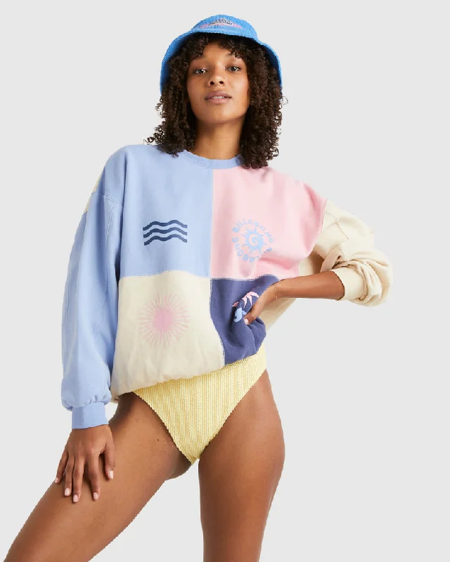 Sale Event Billabong Later Days Kendall Crew Sweatshirt-Dusty Rose