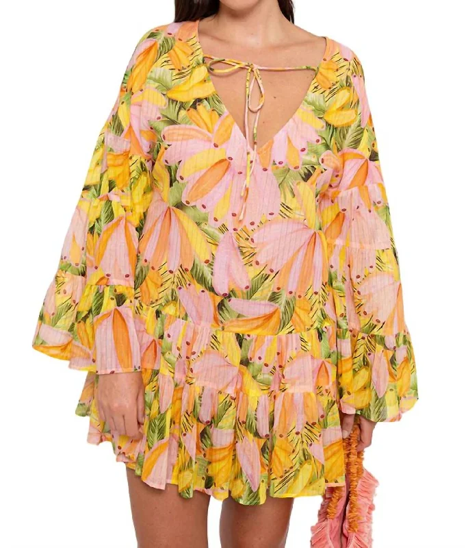 Limited Edition Lemonade Dress In Banana Print