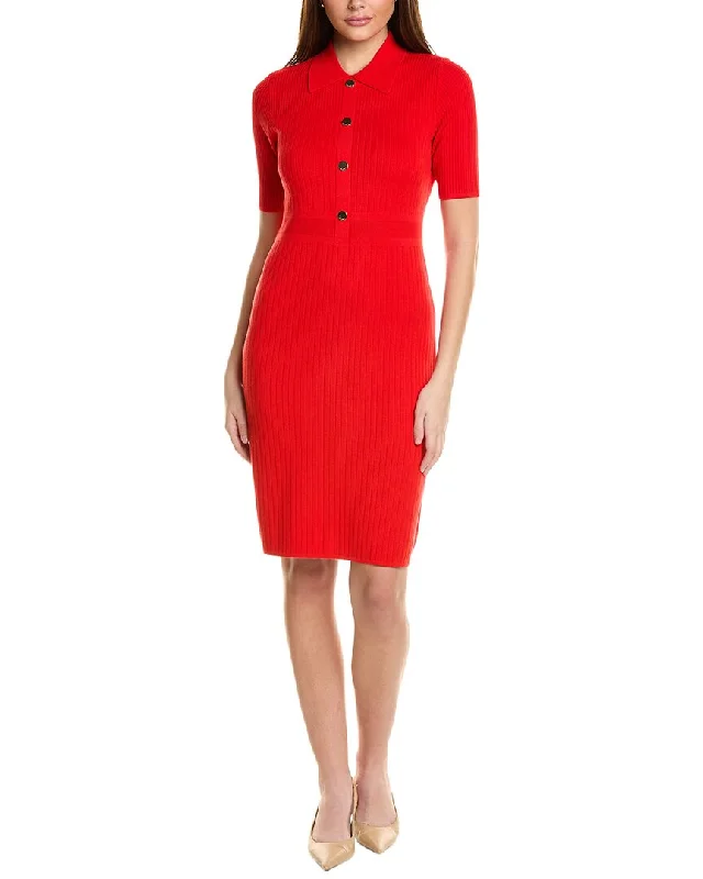 Best Bargains St. John Elbow Sleeve Sheath Dress