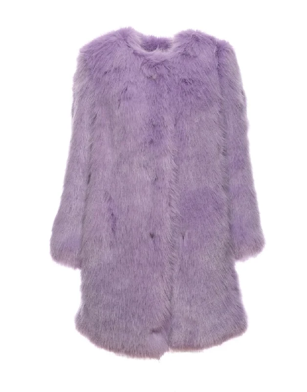 Special Savings Coat for woman M802FO B0072 LILAC ALABAMA MUSE