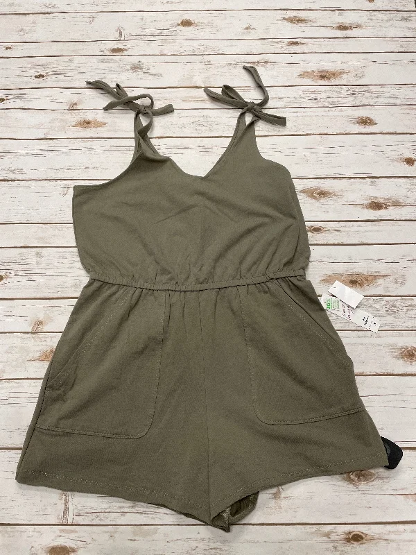Price Fest Romper By Vanilla Star In Green, Size: 1x