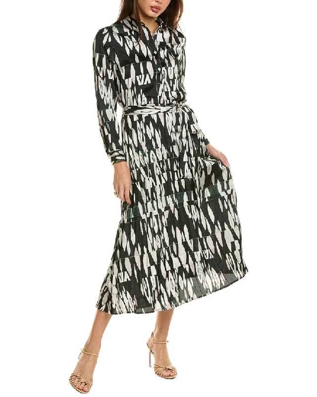 Deal of the Day YAL New York Pleated Shirtdress