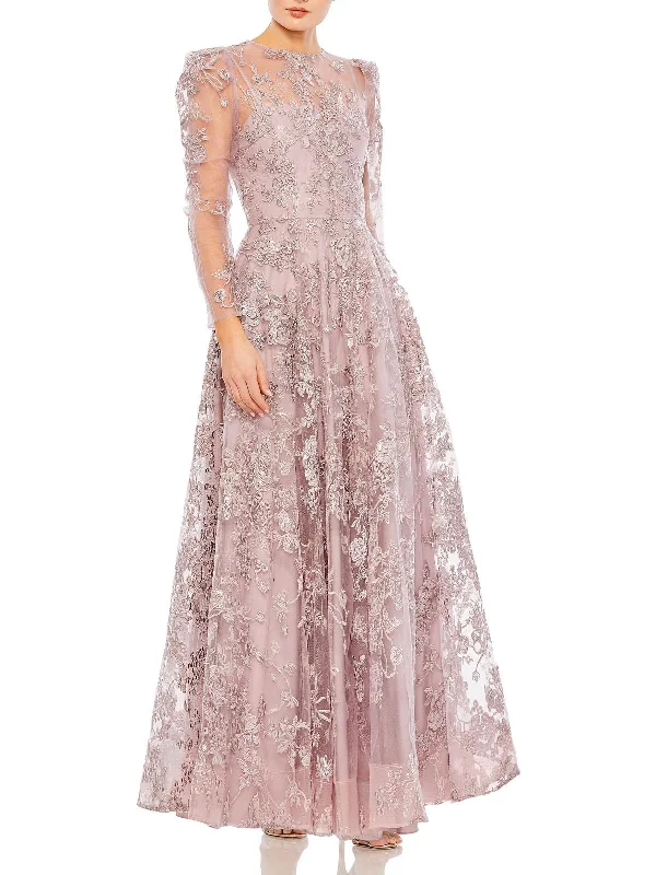 Price Break Womens Embellished Formal Evening Dress
