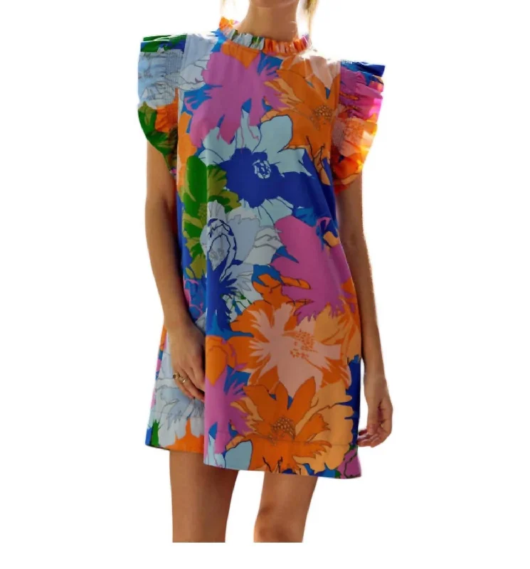 Bargain Prices This Morning Dress In Royal Mix