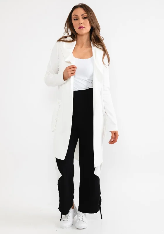 Reduced Prices Ever Sassy Balloon Waterfall Jacket, Off White