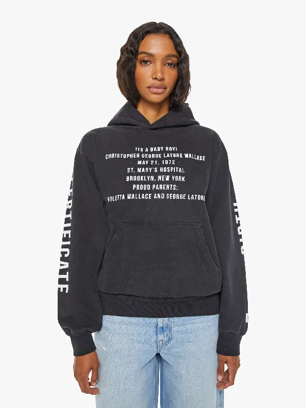 Limited Time Discount Cloney Biggie Pull Over Hoodie - Black