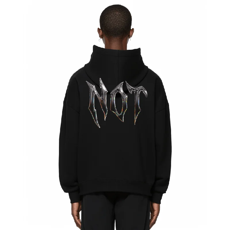Super Savings Superconscious NOT Hoodie - Black / Metal