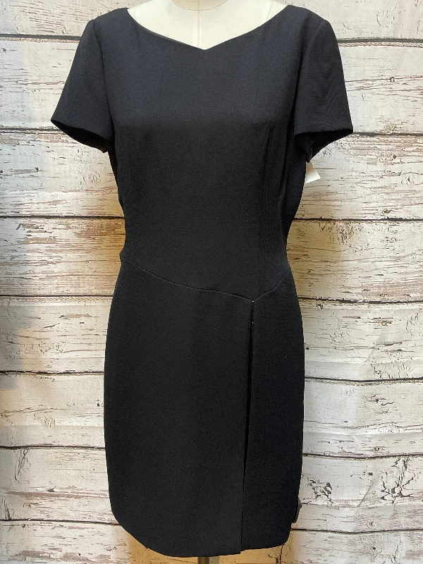 Price Slash Dress Party Midi By Liz Claiborne In Black, Size: L