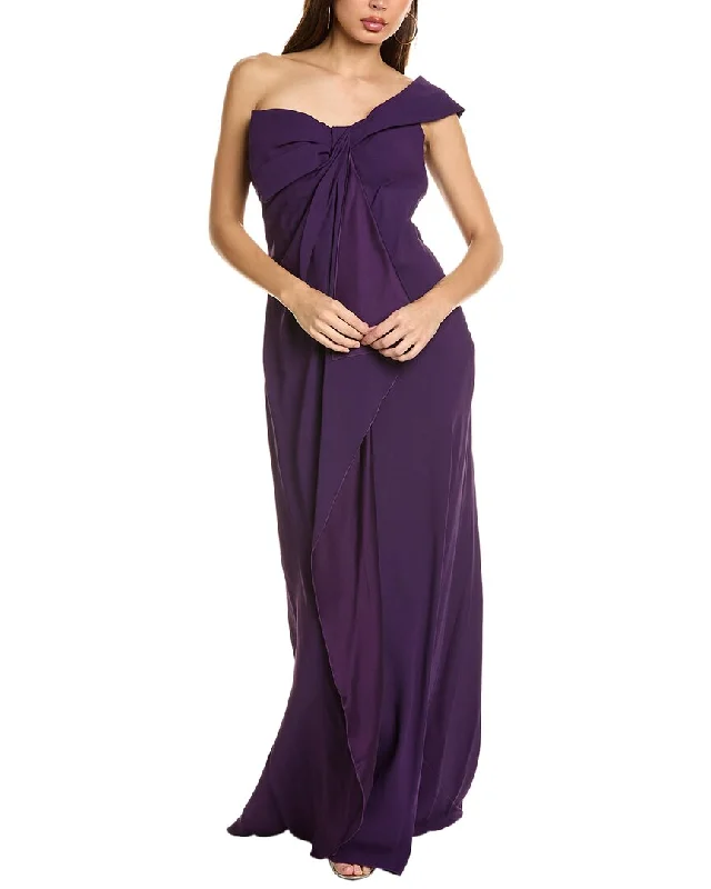 Quick Sale Alberta Ferretti Bow Bodice Gown