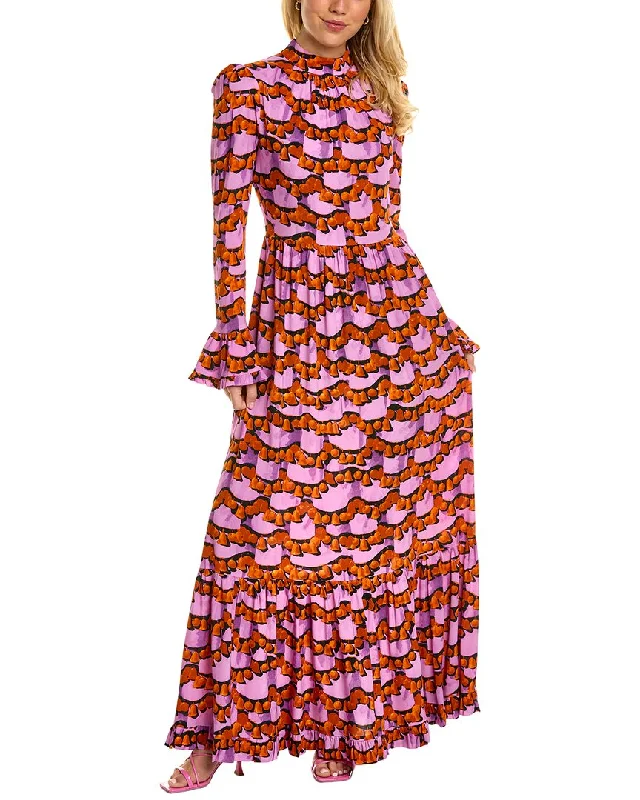 Best Deals LA DOUBLE J Visconti Maxi Dress