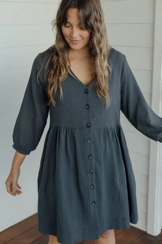 Super Bargain Mabel Dress - Blue