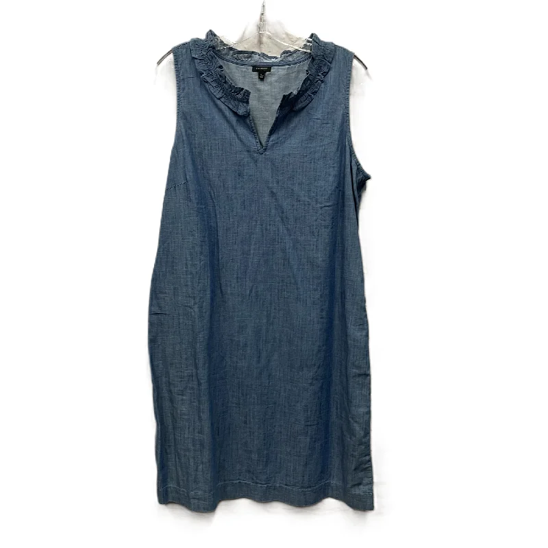 Loyalty Reward Dress Casual Midi By Talbots In Blue, Size: L
