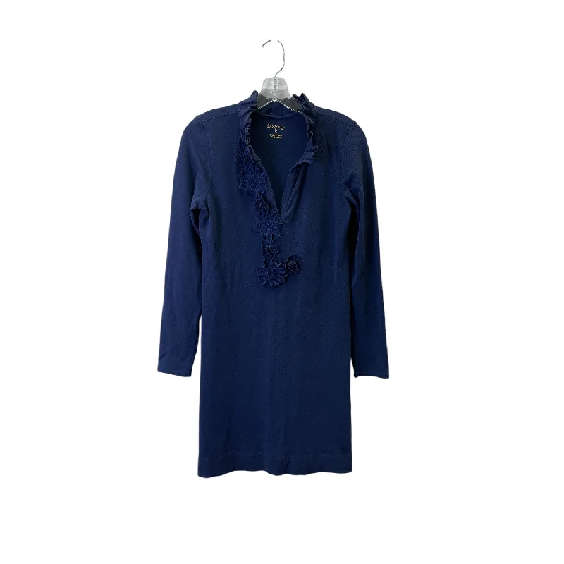 Deep Discounts Dress Casual Short By Lilly Pulitzer In Blue, Size:S