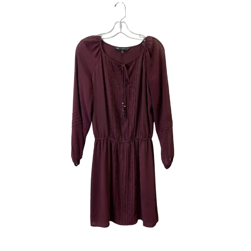 Savings Galore Dress Casual Short By White House Black Market In Purple, Size:Xs
