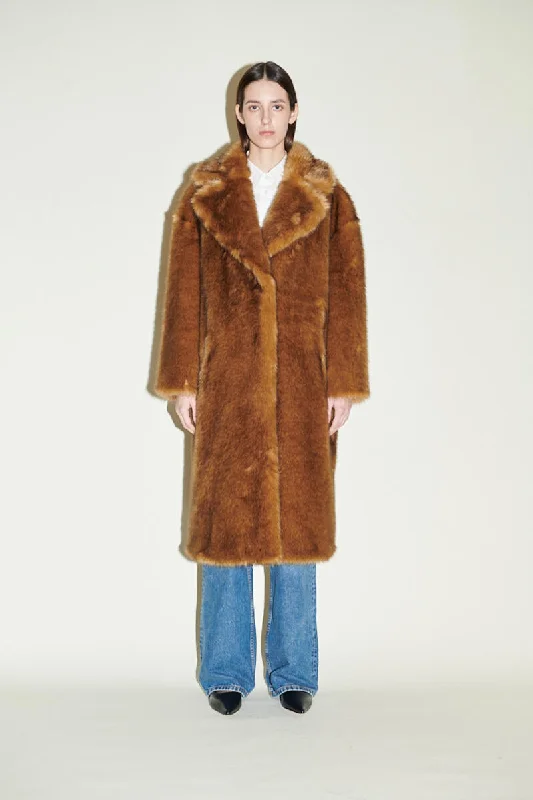 Limited Stock Katie Honey Faux Fur Coat