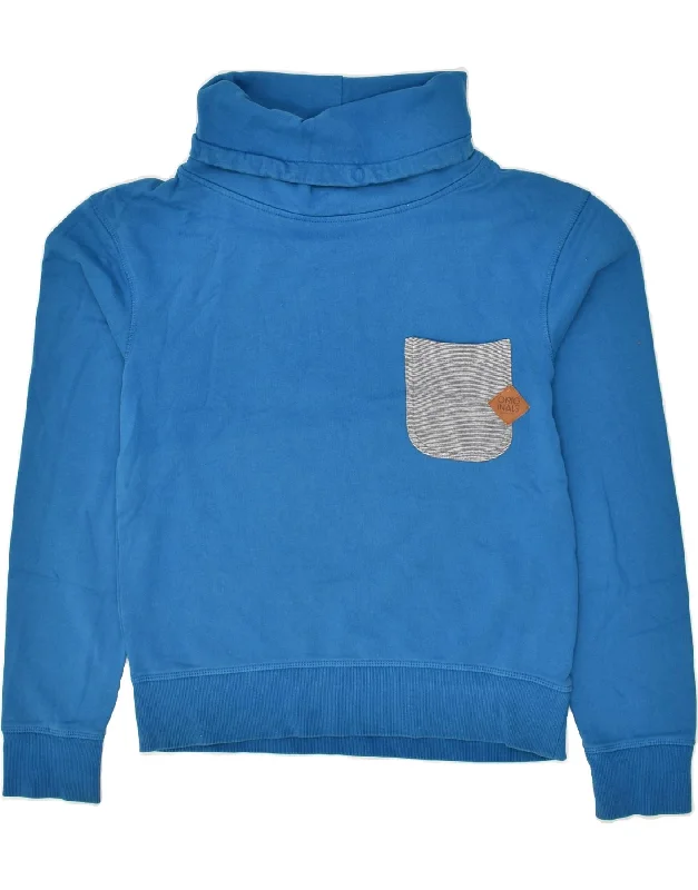 Members Only JACK & JONES Womens Loose Fit Roll Neck Sweatshirt Jumper UK 10 Small Blue Members Only JACK & JONES Womens Loose Fit Roll Neck Sweatshirt Jumper UK 10 Small Blue