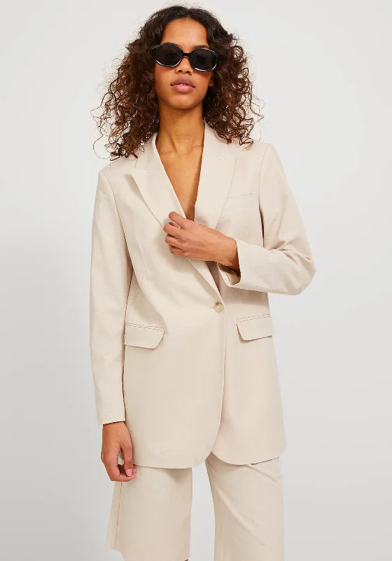 Time-Limited Offer JJXX Mary Linen Blazer, Beige